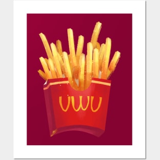 UwU Fries Posters and Art